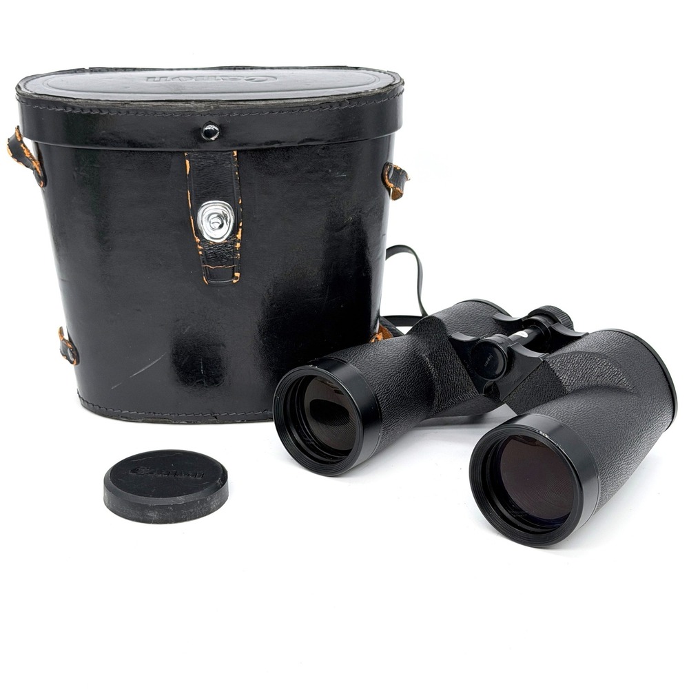 Canon 7x50 Binoculars 7.2 Degree Coated Optics Vintage Made in Japan with Case